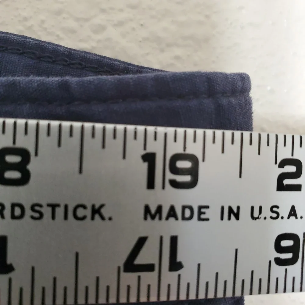 Levis Mens Navy Blue Ripstop Cargo Shorts Multi Pocket Utility Shorts Sz 38